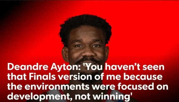 Ayton: Bạn đã không thấy màn t